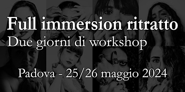 Full immersion ritratto: workshop di fotografia