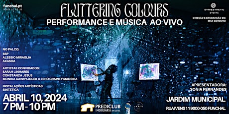 'Fluttering Colours' no Jardim Municipal do Funchal