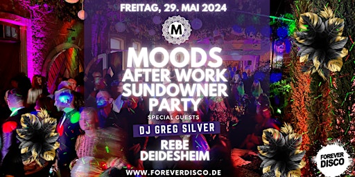 Primaire afbeelding van MOODS AFTER WORK SUNDOWNER PARTY @ REBE DEIDESHEIM