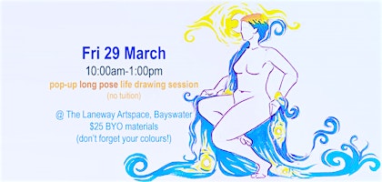 Life Drawing in Bayswater - long pose session - Easter Good Friday primary image