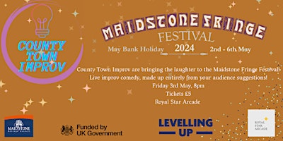 Primaire afbeelding van Maidstone Fringe Festival presents County Town Improv - live comedy!