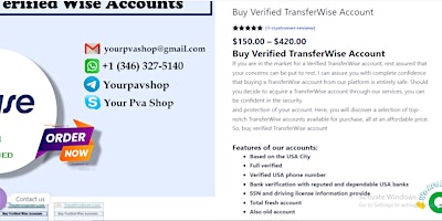 Hauptbild für Buy Verified Transferwise Account (transferwisetu) - Profile