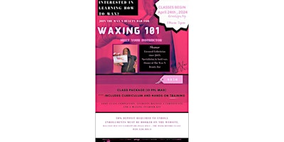 WAXING CLASS 101 primary image