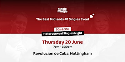 Immagine principale di Singles Night at Rev de Cuba Nottingham (20s & 30s) 