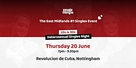 Imagen principal de Singles Night at Rev de Cuba Nottingham (20s & 30s)