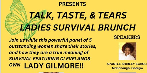 Talk, Taste and Tears Survival Brunch primary image