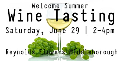 Welcome Summer WINE TASTING primary image