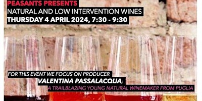 Imagem principal do evento Introduction to the next batch of Natural Wines