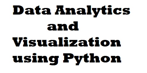 Imagen principal de Data Analytics and Visualization using Python