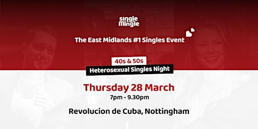 Hauptbild für Singles Night at Rev de Cuba Nottingham (40s & 50s)