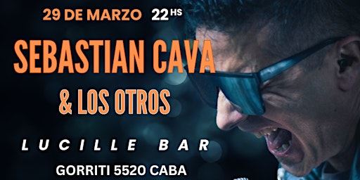 Imagem principal do evento Sebastian Cava & Los Otros en vivo - Post Amor Show