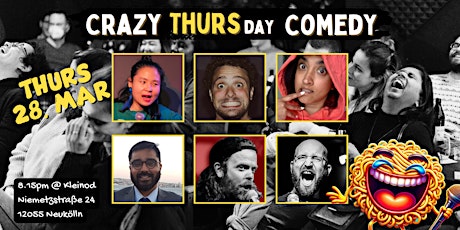 Crazy Thursday:  English Stand-up Comedy @ Nonprofit Bar (Neukölln) 28.03