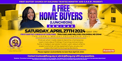 FBCoG Homebuyers Seminar & Lucheon primary image