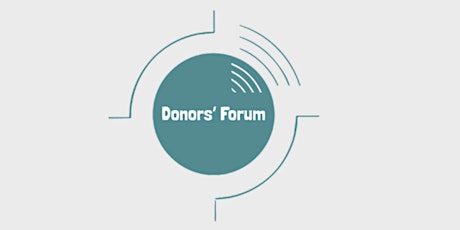 Donors' Forum - Virtual Meeting Wednesday April 17 at 8:30am