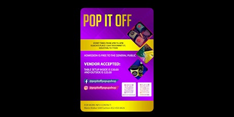 POP IT OFF POP-UP SHOP