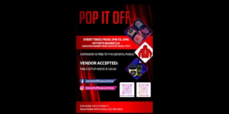 POP IT OFF POP UP SHOP