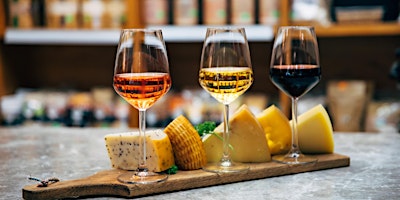 Image principale de Wine and Cheese Tasting Featuring Wines from The Pacific Northwest paired with all Canadian Cheese
