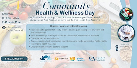 Community Health & Wellness Day- Expo & Lectures