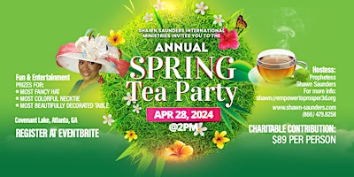 Imagem principal do evento Covenant Lake Annual Spring Tea Party