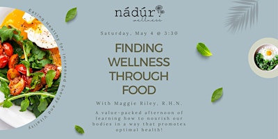 Imagem principal do evento Finding Wellness Through Food