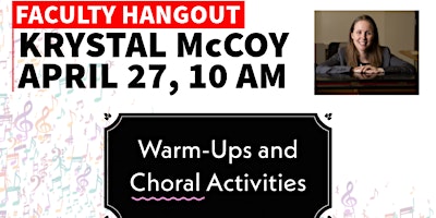 April 2024 Faculty Hangout: Krystal McCoy primary image
