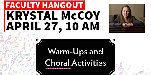 Immagine principale di April 2024 Faculty Hangout: Krystal McCoy 