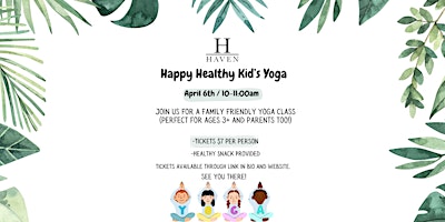 Kids Yoga at Haven primary image