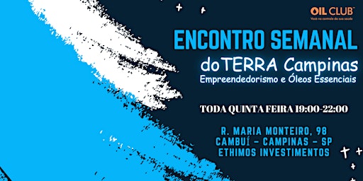 Encontro Semanal doTERRA Campinas  - Empreendedorismo e Óleos Essenciais primary image