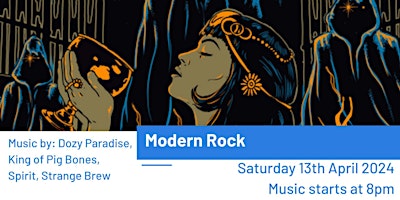 Live Music: Modern Rock - Dozy Paradise , King of Pig Bones, Spirit, Strange Brew primary image