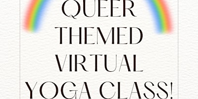 Hauptbild für Virtual queer themed yoga!