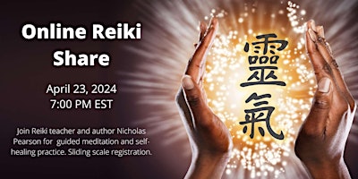 Primaire afbeelding van Online Reiki Share April 2024