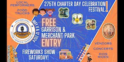 275th Charter Day Celebration Festival primary image