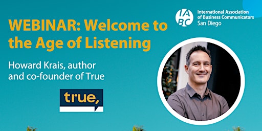 Image principale de Webinar: Welcome to the Age of Listening