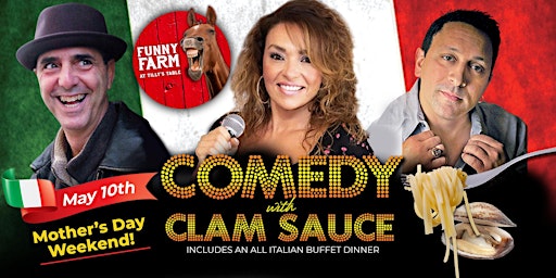 Comedy with Clam Sauce at The Funny Farm at Tilly's Table  primärbild
