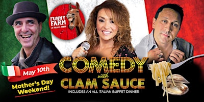 Imagem principal do evento Comedy with Clam Sauce at The Funny Farm at Tilly's Table
