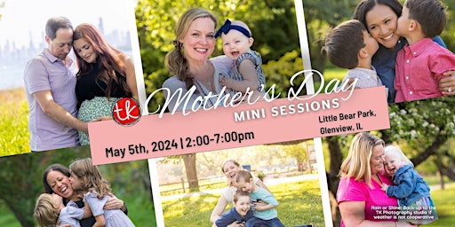 Primaire afbeelding van Mother's Day Mini Sessions  @ Little Bear Park with Thomas (5/05)