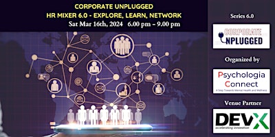 Imagen principal de Corporate Unplugged - HR Mixer Connect, Explore, Network