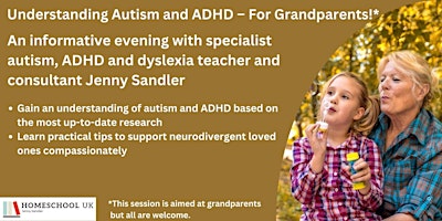 Imagem principal do evento Understanding Autism and ADHD – For Grandparents!*