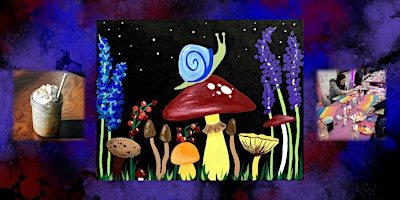 Imagen principal de Paint & Sip at Sip Coffee House in Hobart: Stargazing Snail