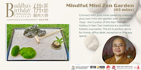 Mindful Mini Zen Garden - Mindful Art Workshop @ BBMF 2024