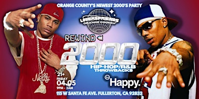 Imagem principal de Y2K 2000's HIP HOP & R&B THROWBACK PARTY | 21+