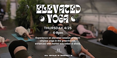 Imagem principal do evento Elevated Yoga in the Greenhouse
