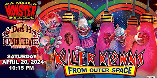 Imagem principal do evento Dark Hours Dinner Theater - KILLER KLOWNS FROM OUTER SPACE
