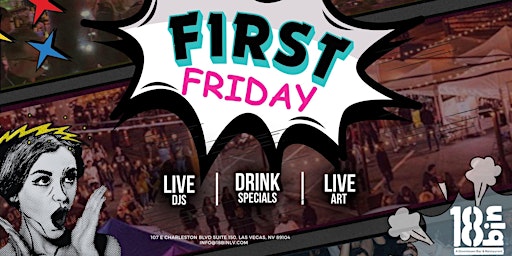 Primaire afbeelding van FIRST FRIDAY AT 18BIN