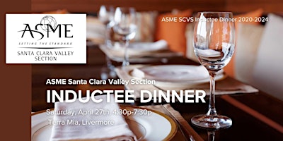 Hauptbild für ASME SCVS Inductee Banquet Dinner 2024