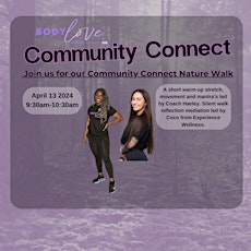 FREE Community Connect Nature Walk