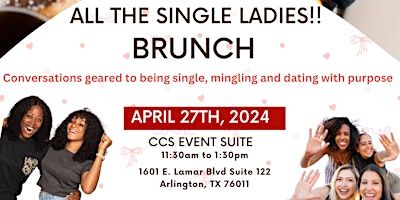 Imagem principal do evento All the Single Ladies Brunch