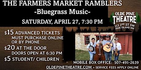 The Farmers Market Ramblers (Bluegrass Music)