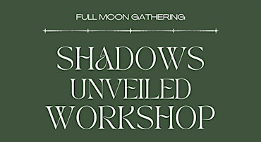 Imagem principal do evento Full Moon Gathering: Shadows Unveiled Workshop for Black Women