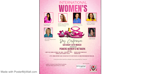 Primaire afbeelding van International Women's Day Conference Brand Your Business